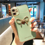 Mobile Phone Case Electroplating Creative Love Protective Cover
