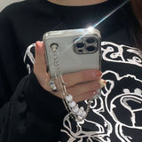Electroplated Pearl Bracelet Phone Case Cover