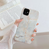 Frosty marble phone case