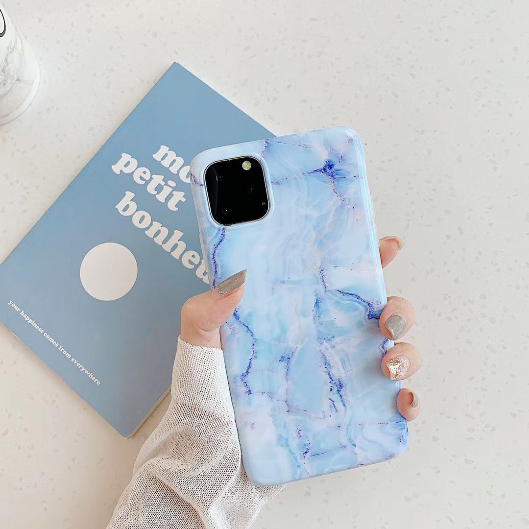 Frosty marble phone case