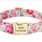 Pet Dog Collar Collar Supplies Large Dog Brand Name Lettering Anti-lost Tag Golden Retriever Dog Brand Identity Card Customization