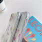 Floral Transparent Protective Cover Phone Case