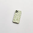 Green Leopard Print Silicone Protective Cover - Niche Style.