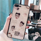 Epoxy gold foil back cover mobile phone case