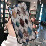 Epoxy gold foil back cover mobile phone case