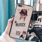 Epoxy gold foil back cover mobile phone case