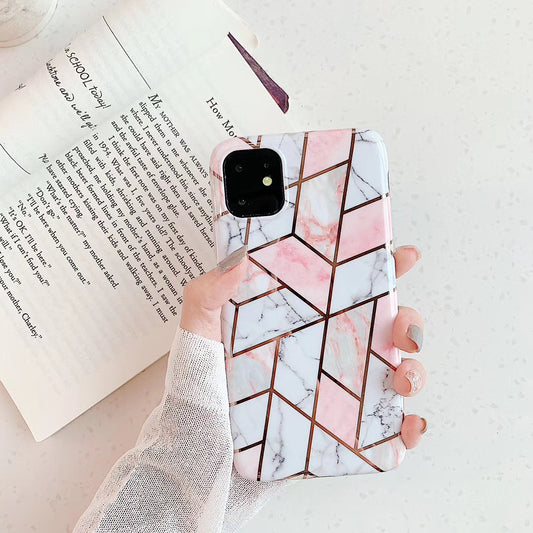 Spliced diamond phone case