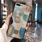Epoxy gold foil back cover mobile phone case