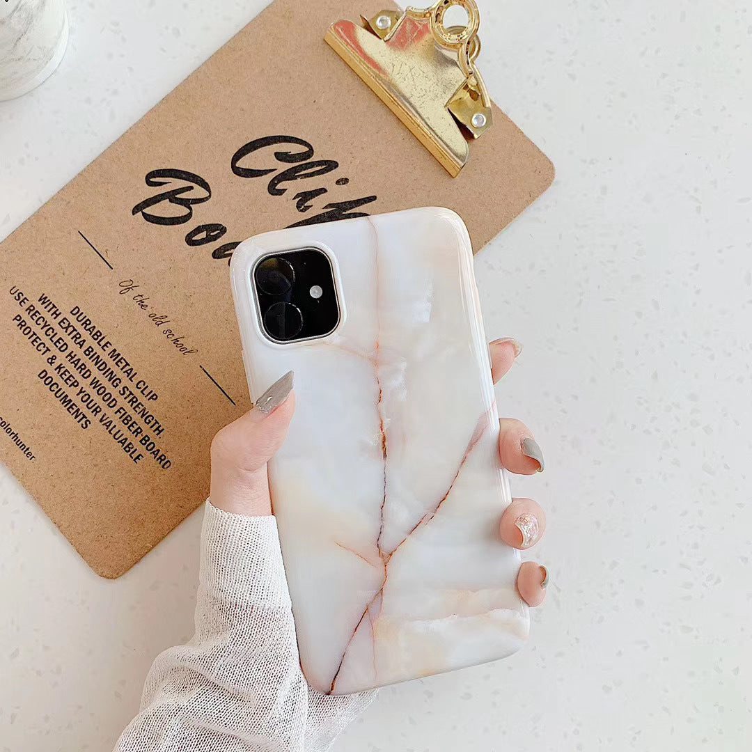Frosty marble phone case