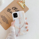 Frosty marble phone case