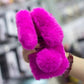 Fluffy Bunny Rabbit Fur Silicone Phone Cases