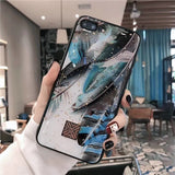 Epoxy gold foil back cover mobile phone case