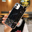 Mobile Phone Case Protective Cover Transparent Glitter Epoxy Gold Foil