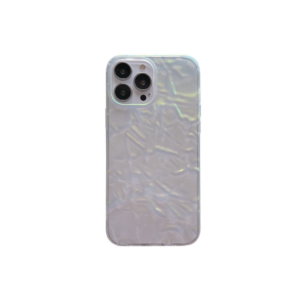 Laser Tinfoil Pattern Mobile Phone Case Protective Cover