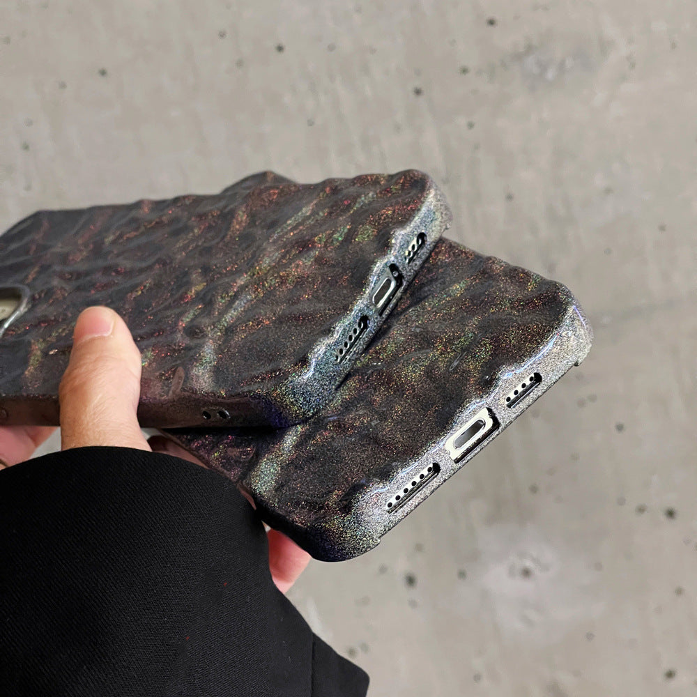 Laser Tinfoil Pattern Mobile Phone Case Protective Cover