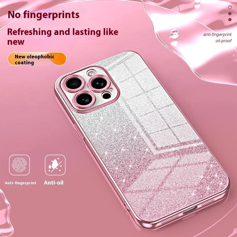 Gradient Plating Protective Cover Phone Case